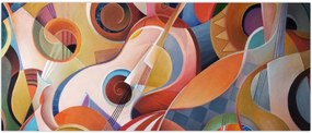 Tablou - Abstract muzical (120x50 cm)