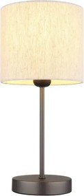 Globo 51540108 - Lampă de masă THEA 1xE27/25W/230V negru/bej