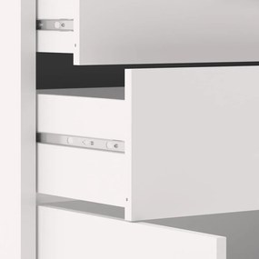 Bibliotecă modulară albă 89x113 cm Prima – Tvilum