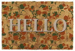 Covoraș de intrare din fibre de nucă de cocos 40x60 cm Hello Floral – Artsy Doormats