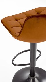 Scaun de bar H95 velvet cinnamon