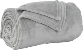 vidaXL Pătura de aruncat Gri 240 x 270 cm Molton