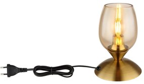 Veioza/Lampa de masa design decorativ KUWAITA alama/chihlimbar
