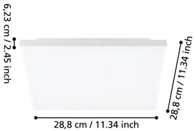 Eglo 99843 - Plafonieră LED TURCONA LED/10W/230V