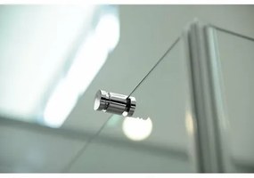 SAPHO 1301-08 cârlig suspendat pentru paravan deduș, argintiu
