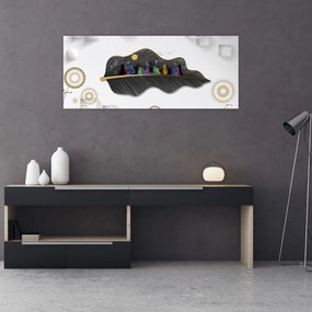 Tablou abstracției (120x50 cm)