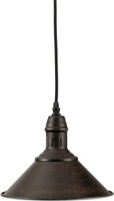 BRILAGI - Pendul cu cablu FORGE 1xE27/60W/230V Ø 22 cm maro