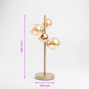 Lampă LED de masă Brilagi MILLA 4xG9/3W/230V auriu