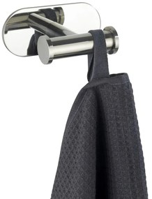 Cârlig dublu de perete, oțel inoxidabil Wenko Turbo-Loc® Orea