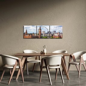 Tablou - Big Ben (cu ceas) (90x30 cm)