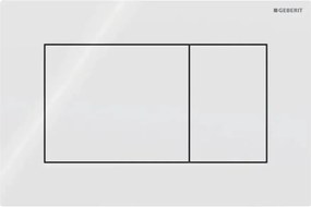 Clapeta de actionare Geberit Sigma01 alb finisaj lucios