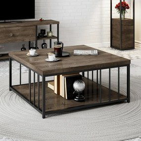 Măsuță de conferință Zenn Walnut and Black