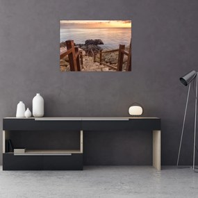 Tablou - Coborâre la mare (70x50 cm)