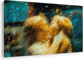 Tablou - Îngerii sărutăndu-se (90x60 cm)