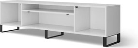 Comodă TV Femur Standing – 200x41x53 cm – Alb