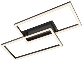 Brilliant JORVIC Plafonieră LED 21W/230V 29x60 cm neagră