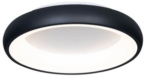 Plafonieră modernă neagră 45 cm cu LED-uri reglabile - Cardona