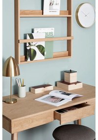 Birou cu aspect de lemn de stejar 57x120 cm Tripple – Hübsch