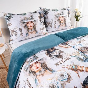 decoDoma Lenjerie de pat Dual Feel STEAMPUNK