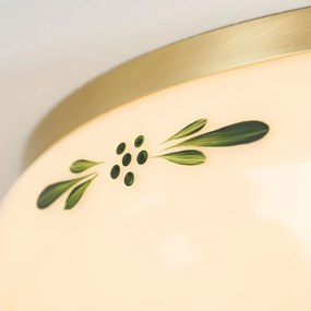 Plafonieră Orion DL 7-674 LANDHAUS 3xE27/60W/230V d. 35 cm alamă/bej