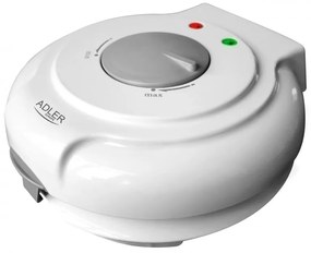 Aparat de gofre in forma de con (inghetata) Adler AD 3038, 1500W, Acoperire antiaderența, 18 cm, Alb