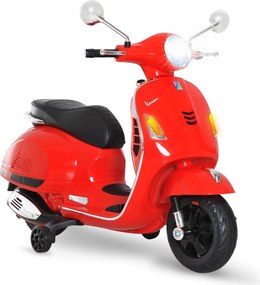 HOMCOM Motocicletă Electrică pentru Copii, 6V cu Muzică, Lumini și Sunete, 102x50,5x75,5 cm, Roșu | Aosom Romania