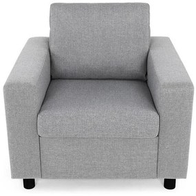Fotoliu Scandinavian Choice C159Gri, 80x93x88cm, Tapiterie, Picioare: Plastic