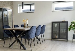 Lampă suspendată Paris, negru, cablu textil 120 cm