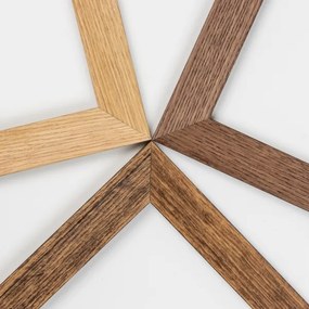 Plafonieră LED dimabilă Brilagi SLIMFRAME WOOD LED/58W/230V 64x64 cm + telecomandă