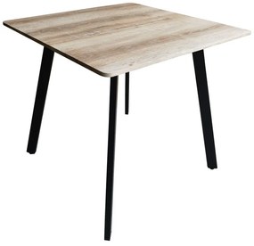 Masa Bucatarie/Dining Sergio MDF Stejar Sonoma 80x80x75cm