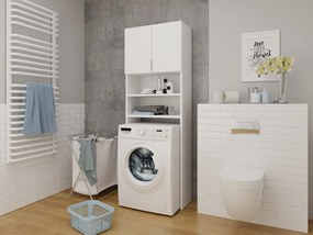 Dulap de baie deasupra mașinii de spălat Lena (Alb). 1059786