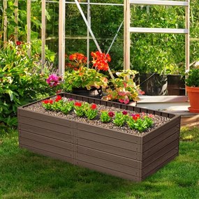 Prosperplast Strat înălțat  WOODY 149x75,6x25cm, maro