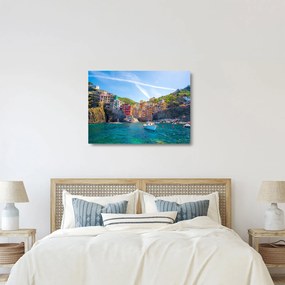 Tablou pe sticlă - Pe Marea mediterană (70x50 cm)