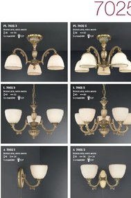 Aplica de perete clasica din alama design italian 7055