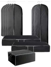 Set de huse pentru rochii Compactor,organizatoare pentru textile Urban, 9 buc