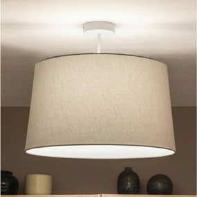 Brilagi - Lustru aplicat LED CERIA 1xE27/60W/230V, diametru 45 cm, alb/gri