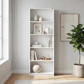 Biblioteca Adore Nurdan, 5 rafturi, 58x170x23 cm