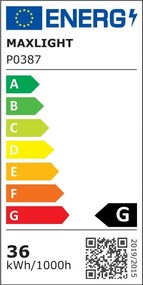 Lustra LED design casa scarii cu 24 pendule suspendate ZOE auriu P0387 MX