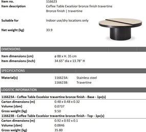 Masuta de cafea design elegant Excelsior