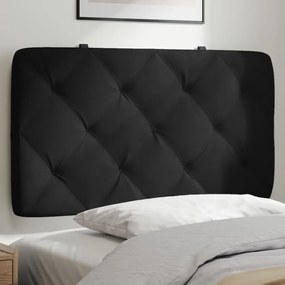 374710 vidaXL Pernă tăblie de pat, negru, 90 cm, catifea