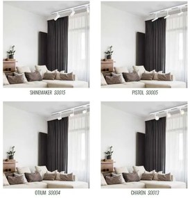 Spot LED directionabil pentru sina trifazata MAXLIGHT, CHARON negru