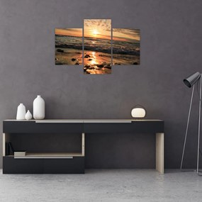 Tablou - Apus de soare, ocean (90x60 cm)