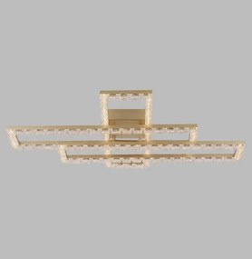 JUST LIGHT. 14733-60 - Plafonieră LED GLITRA LED/35W/230V aurie