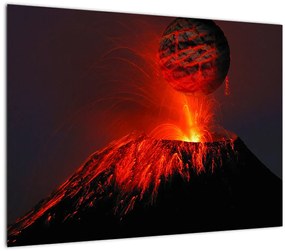 Tablou cu vulcan (70x50 cm)
