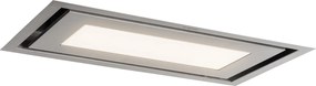 Klarstein Remy Brilliant Edition hotă insulă 90cm 845 m³/h EEK A LED sticlă
