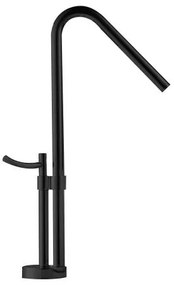 Baterie Moris negru mat înaltă – H 39 cm