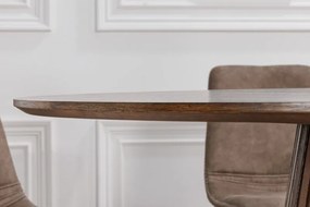 Masa rotunda Valhalla Wood 120cm, stejar inchis