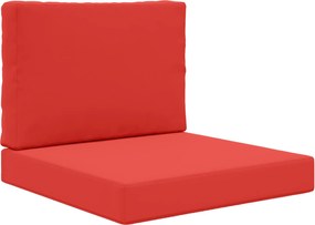 vidaXL Perna pentru canapea de exterior 2 pcs Roșu Poliester