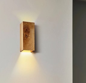 Aplica perete din stejar Rise - Natur , stejar rustic