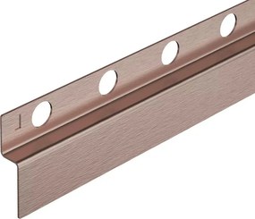 Profil inclinat stanga pentru perete Balneo Floor Strips 170 cm finisaj cupru periat